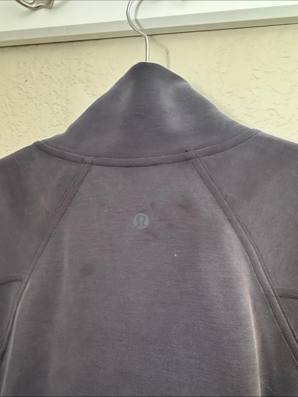 lululemon athletica Charcoal Full-Zip Bomber Jacket
